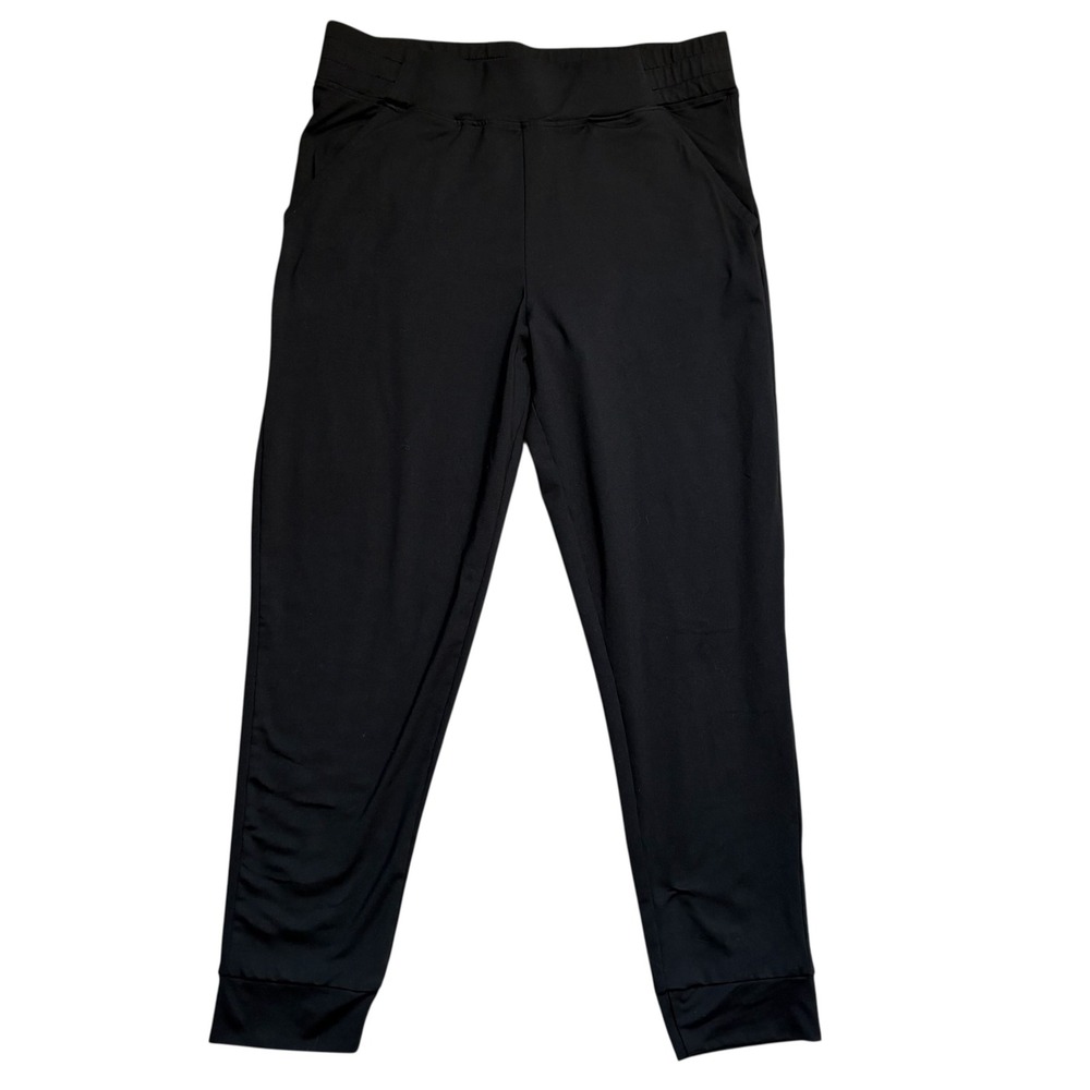 Varley Siena Black Fluid Stretch Jersey Jogger Pants VAR00916 Womens Small - Picture 4 of 11